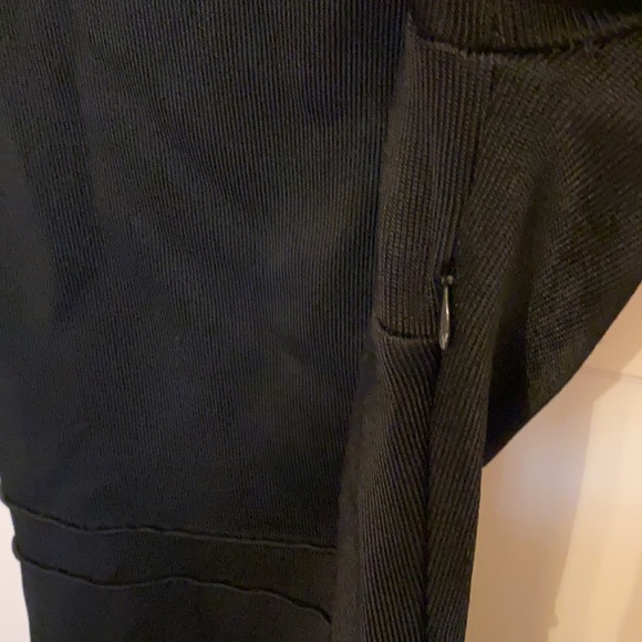 NEW ZARA Black knit Bandage dress wiggle mermaid flare Small RIBBED BODYCON - Picture 12 of 13